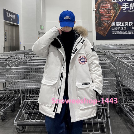 เสื้อกันหนาวแคนาดากูสตัวยาวทรงโอเวอร์ไซสวยพรีเมี่ยมฟังก์ชันครบใส่ติดลบ 40 ได้ ใส่ได้ทั้งผู้ชายและผู้หญิงมี 8 สี ไซเยอะใหญ่สุดอก 52 นิ้ว