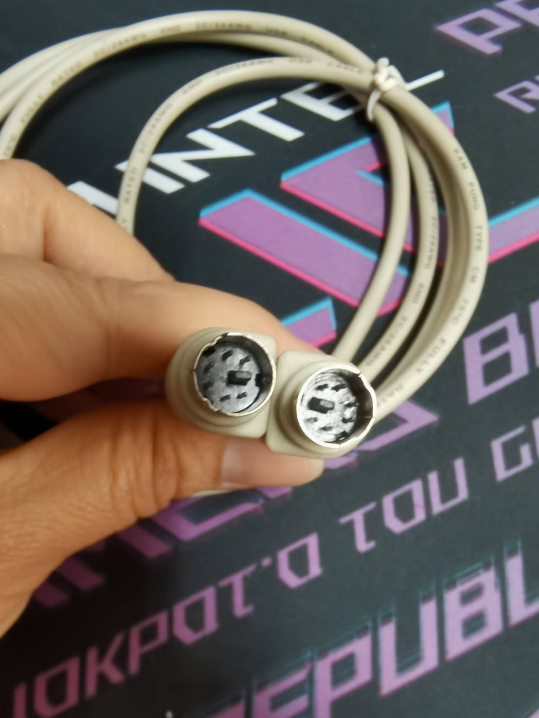 PS2 Cable M-M ความยาว 1.8 , 3 , 5 , 10m CA-PS-PS-XXMMX