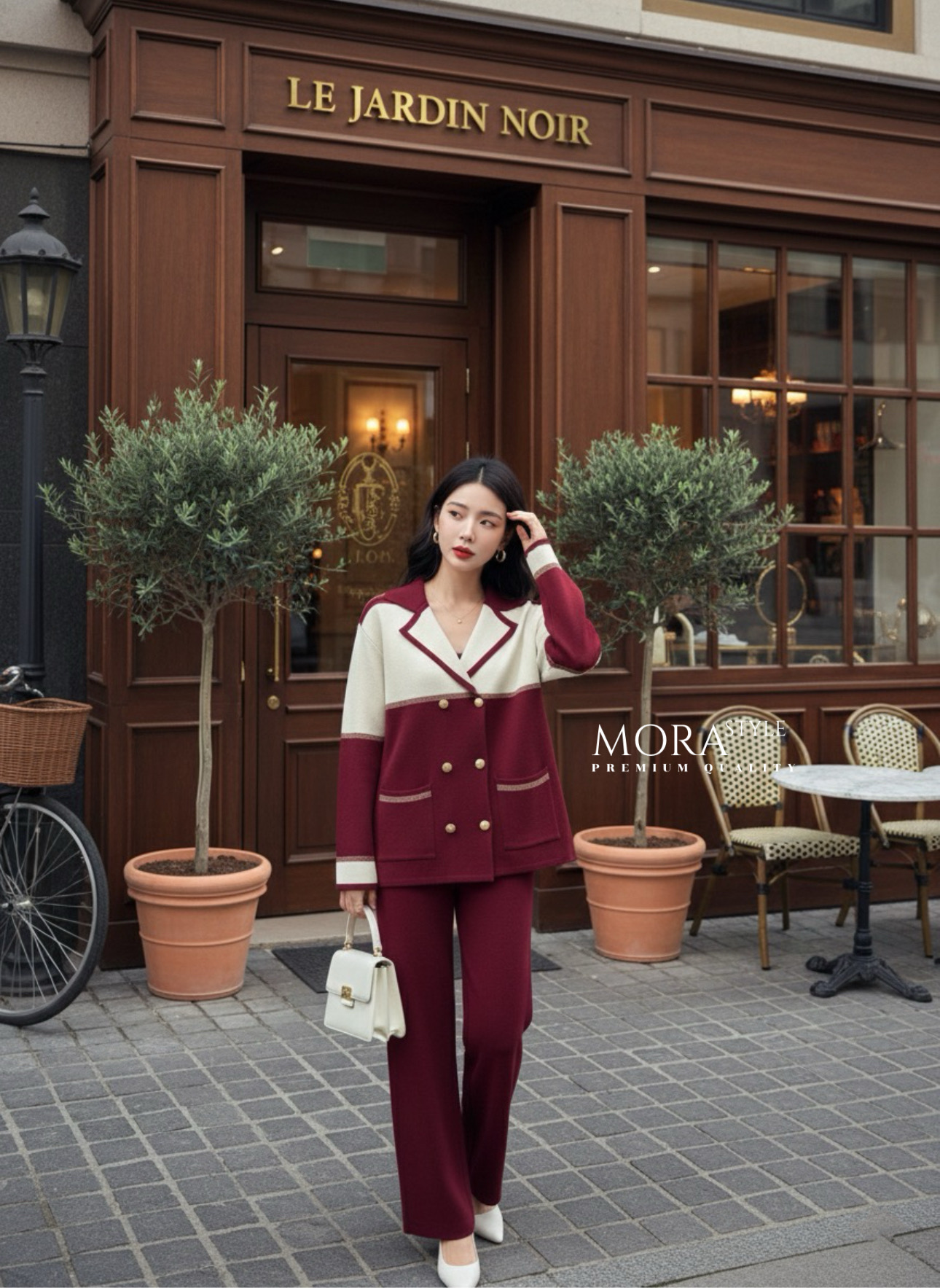 เซ็ตไหมพรม 2 ชิ้น เสื้อแขนยาวทูโทนแต่งกระดุมด้านหน้า มาพร้อมกับกางเกงขายาว ผ้าใส่สบายไม่ร้อน ใส่เที่ยวใส่ออกงานได้ เป็นอีกรุ่นที่ต้องมีติดตู้นะคะ Color : ตามภาพ