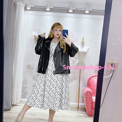 แจ็คเก็ตหนังกันหนาวบิ๊กไซส์ หนังพียูสีดำ เกรดพรีเมี่ยม