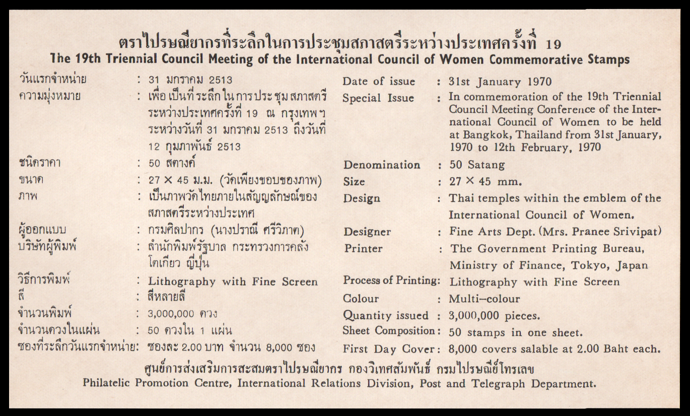 ซองวันแรกจำหน่ายชุดส่งเสริมสินค้าออกไม้สัก