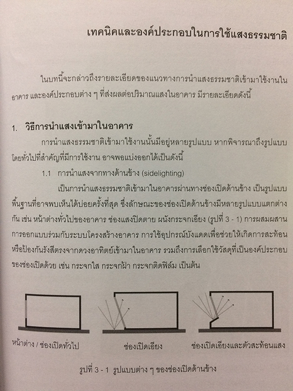 แสงธรรมชาติในงานสถาปัตยกรรม