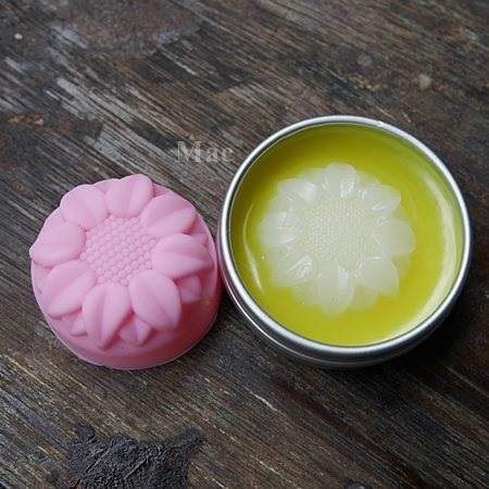 พิมพ์ซิลิโคนทำลิป ดาเลีย 3 ซม. 6 ชิ้น