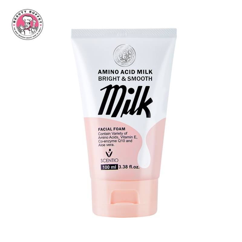 Beauty Buffet Scentio Amino Acid Milk Facial Foam 100ml โฟมล้างหน้าน้ำนม