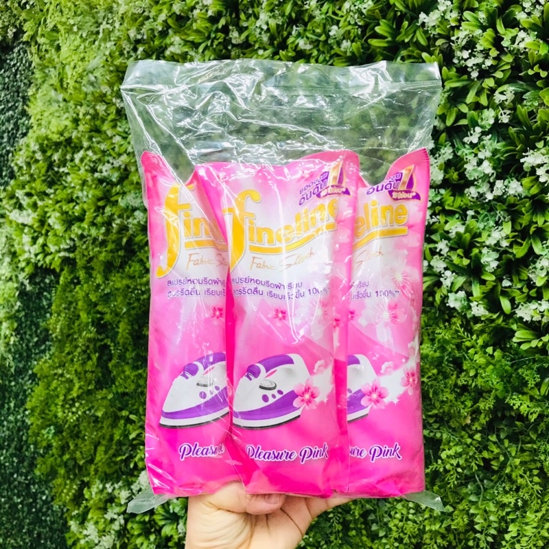 ไฟน์ไลน์ ผลิตภัณฑ์รีดผ้าเรียบ แบบถุงเตืม 500 ml *3 ถุง Fineline Fabric Starch หอม และเรียบ ในคราวเดียว