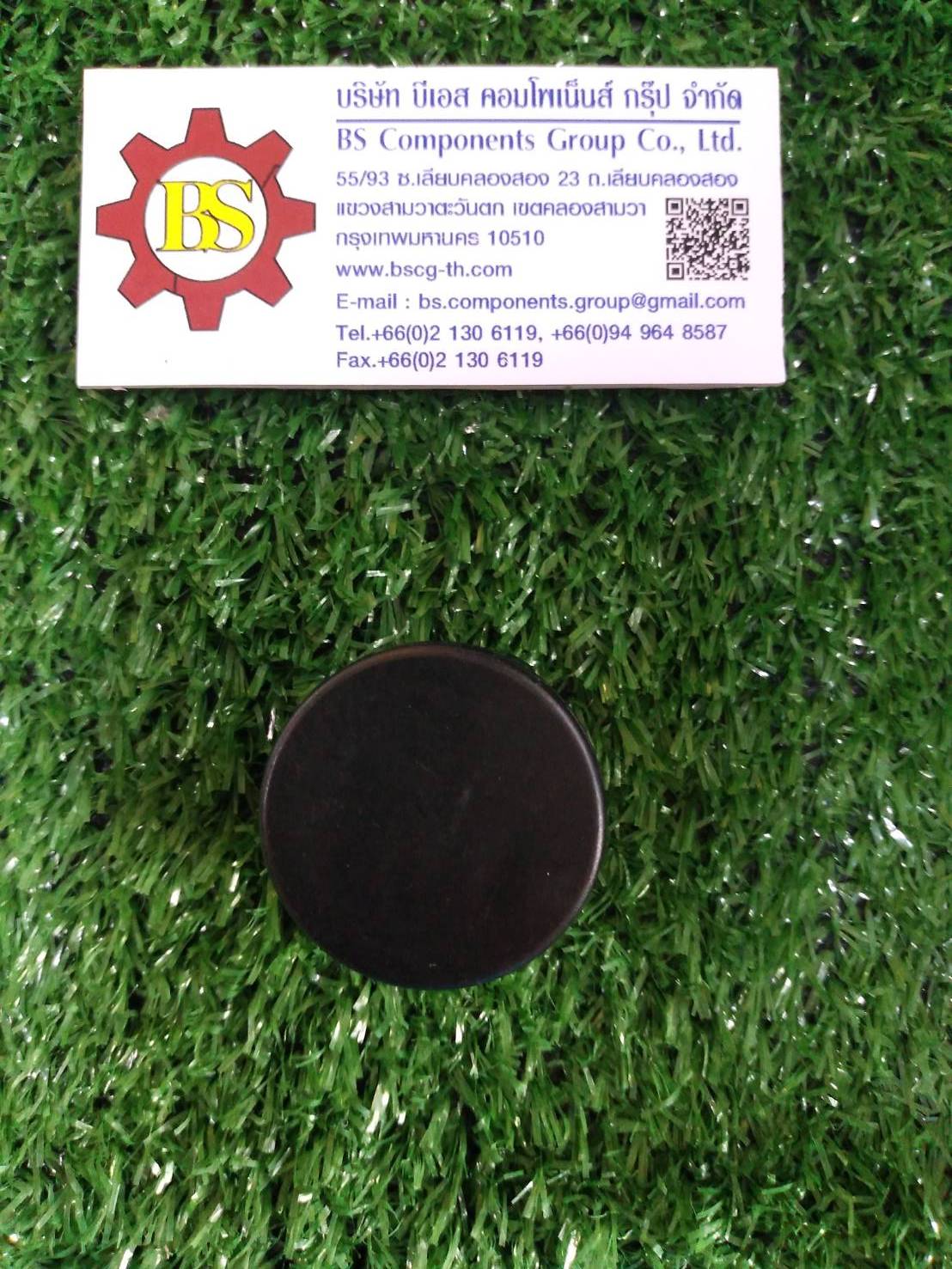 SHINOHAWA : ปลั๊กอุด แหวนล็อค พลาสติก 30mm. สีดำ