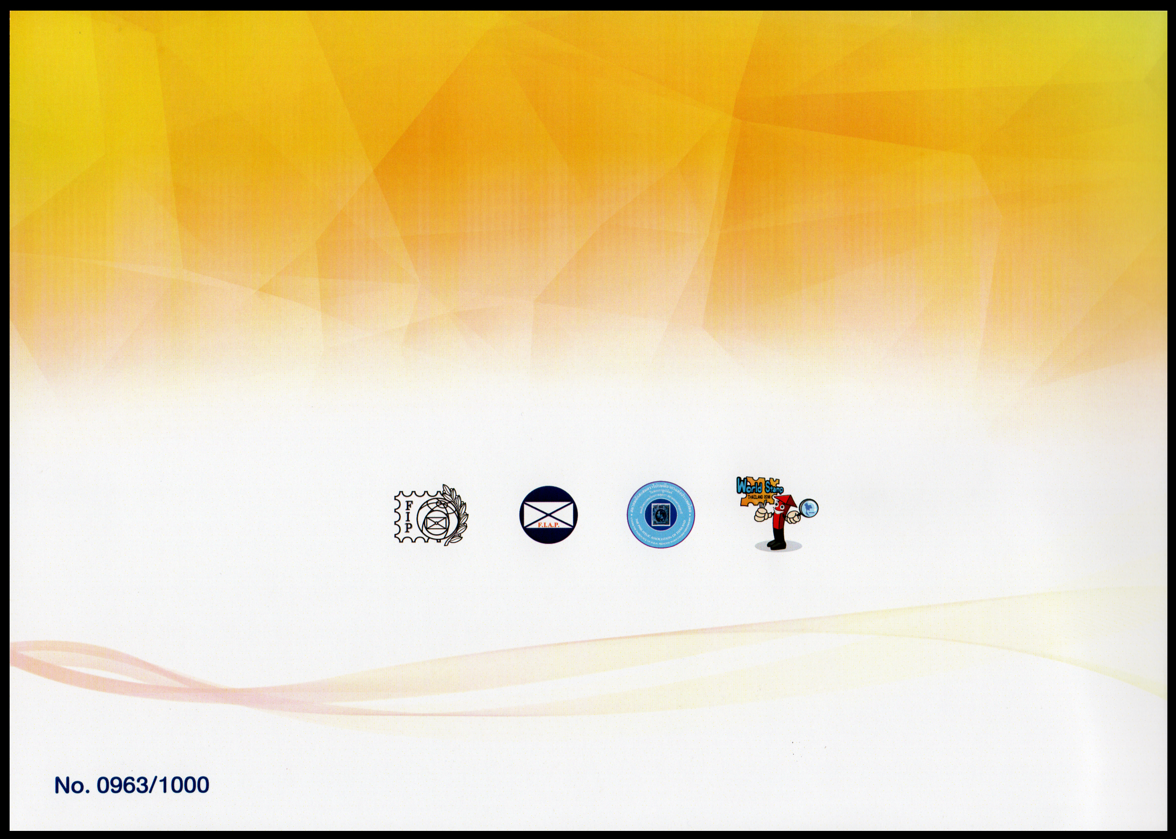 แพคพิเศษแสตมป์งานแสดงตราไปรษณียากรโลก 2561