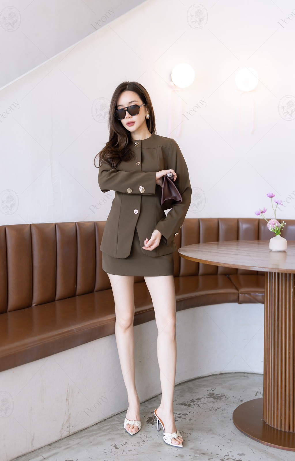 ðĪ Chloe Set #899 Color : latte / choco ðĪ āļāļļāļāđāļāļāđāļāļāļĒāļēāļ§ āļāļĢāļ°āļāļļāļĄāļŦāļāđāļē āđāļĄāļāļĄāļēāļāļĢāđāļāļĄāļāļĢāļ°āđāļāļĢāļāļŠāļąāđāļ āļāļāļĄāļāļĨāļĩāļāļĨāļļāļ āļŠāļ§āļĒ āļĄāļĩāļŠāđāļāļĢāđ āđāļāđāļāļļāļāđāļāļāļēāļŠ