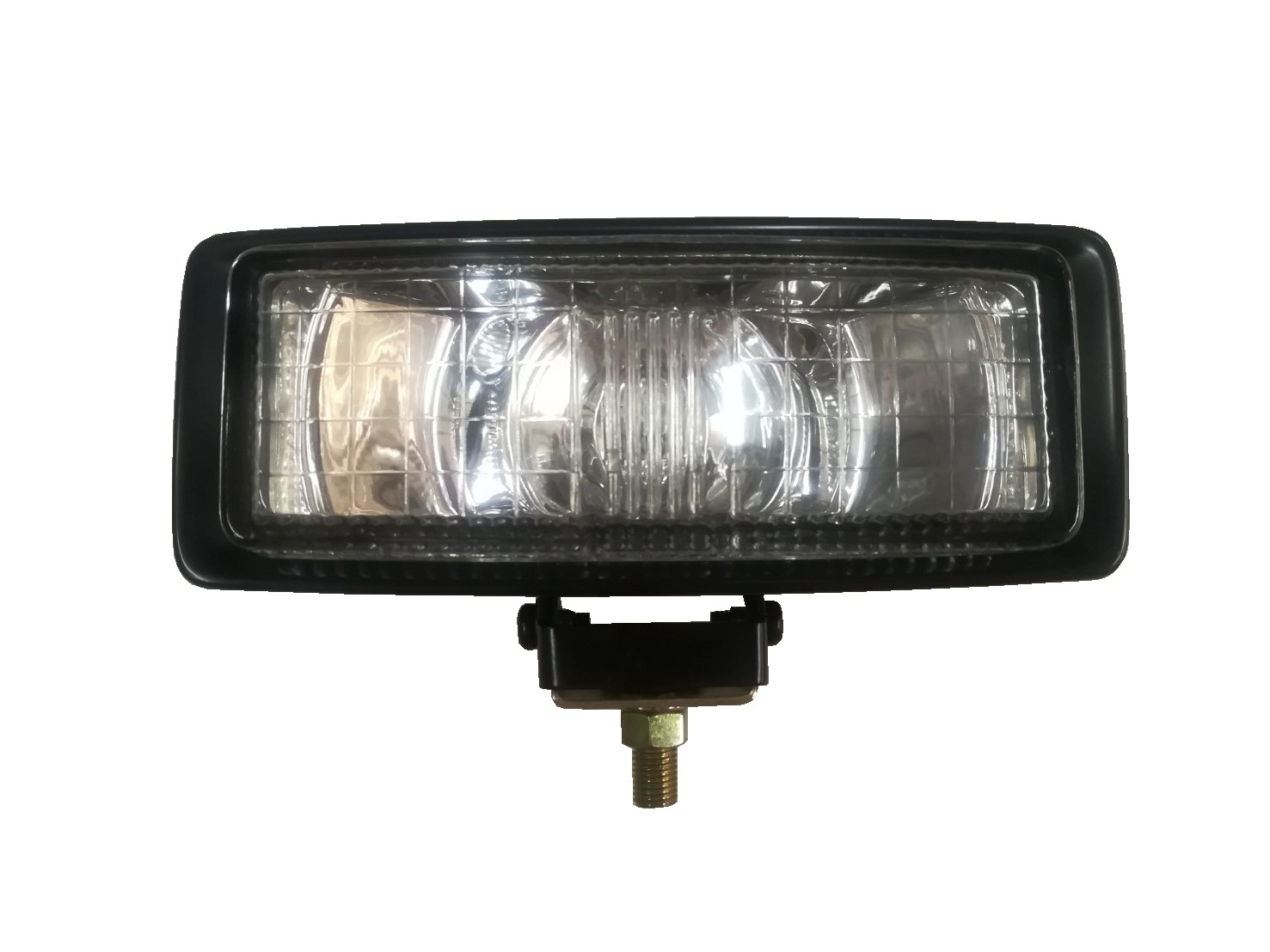 ไฟสปอร์ตไลท์รถยนต์ สีเหลี่ยม สีขาว 12 V ขนาด 18.5 × 7.8 cm. มีฝาครอบ ขายึด
