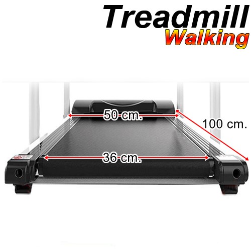 ลู่เดิน-วิ่งไฟฟ้า หน้าจอ LED พร้มมือจับ HEART RATE ฟรี รองเท้าสุขภาพ 3D 1คู่ SKU-00692
