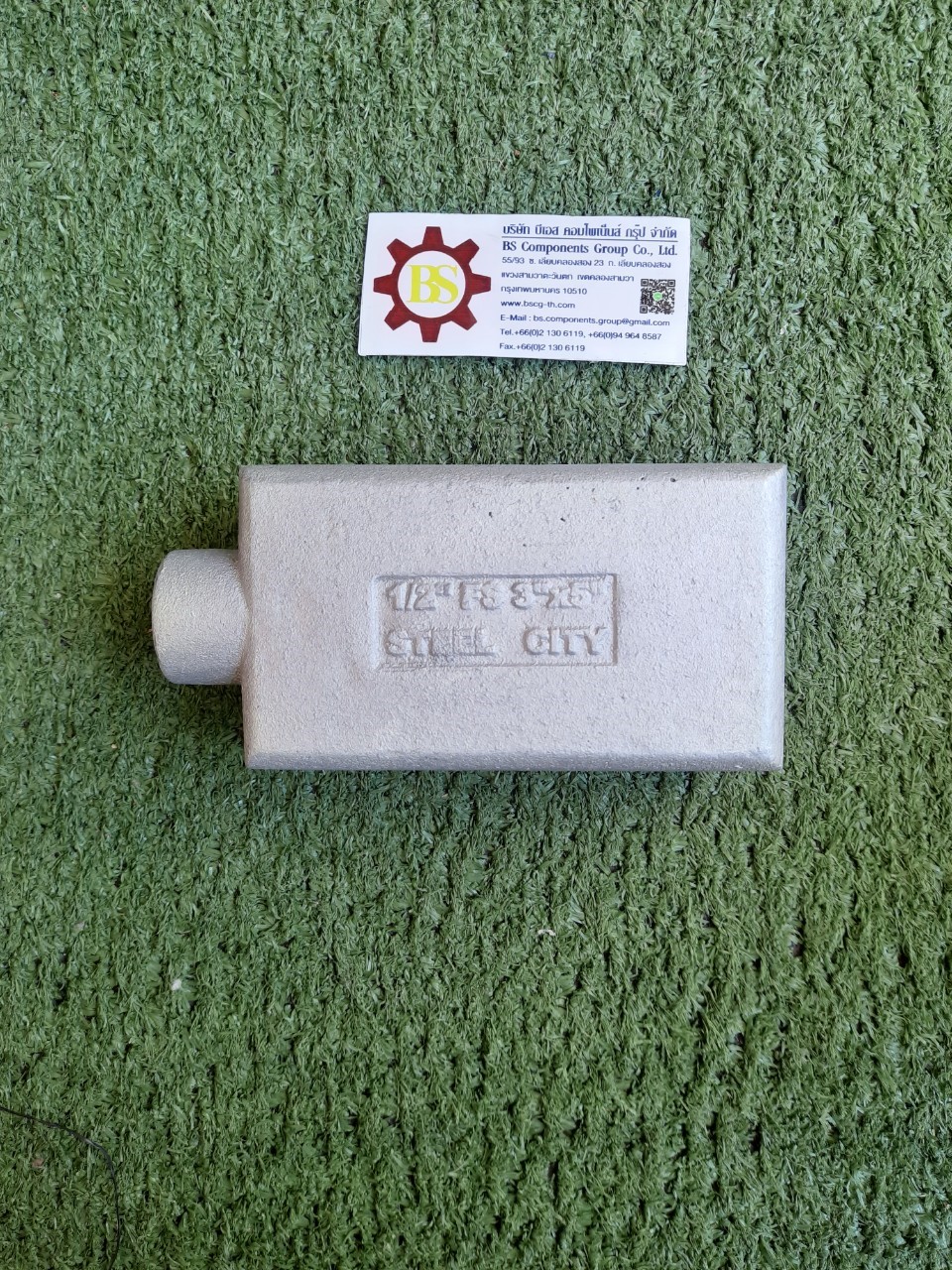 STEEL CITY : F.S. Box 3"x5" รู1/2" FX71 (ใช้กับฝากันน้ำ)