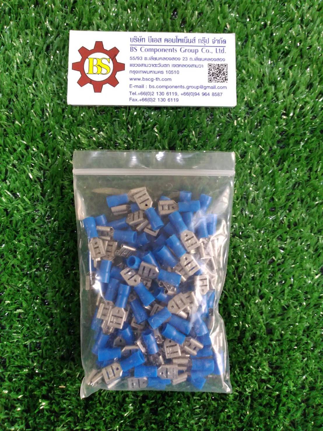 SHINOHAWA : หางปลาเสียบแอร์ตัวเมีย 6.4mm. 5120B (BU)