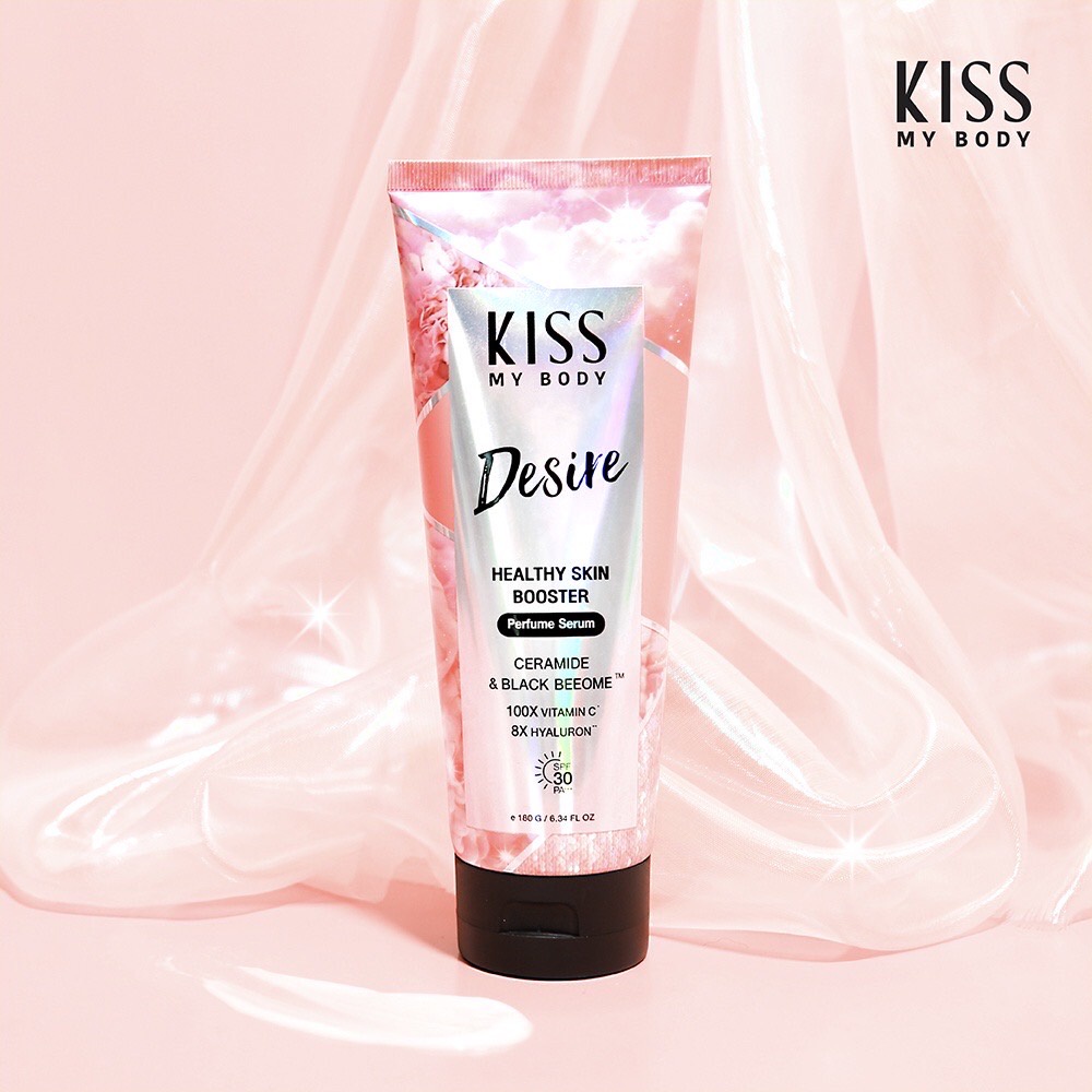 Kiss My Body Healthy Skin Booster Perfume Serum SPF 30 PA+++ 180กรัม โลชั่นน้ำหอม