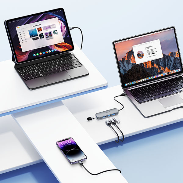 ROBOT H340A USB 3.0 HUB 4PORT สายยาว25cm. SKU-02866