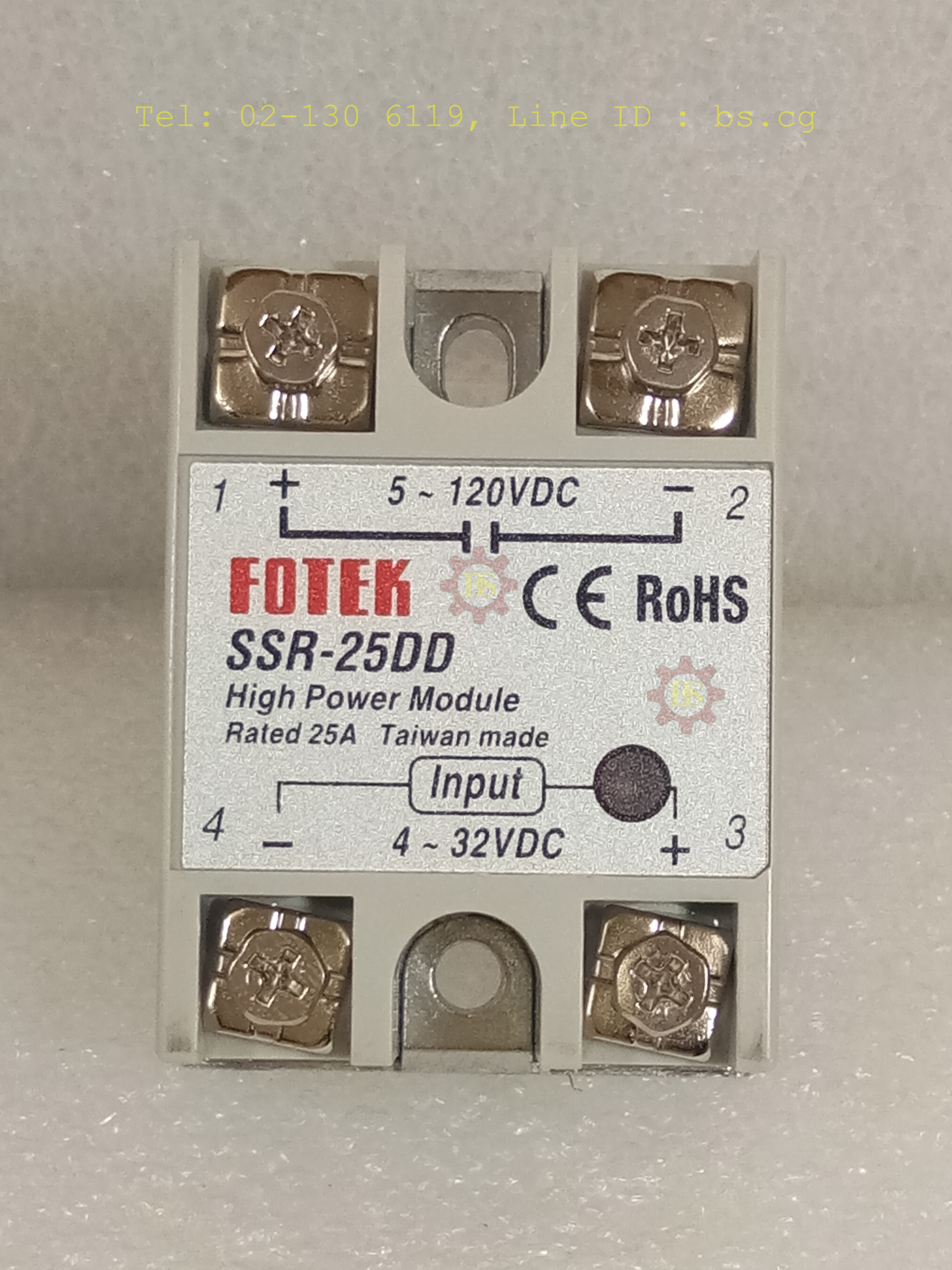 FOTEK : Solid State Module Rated: 25A max. SSR-25DD