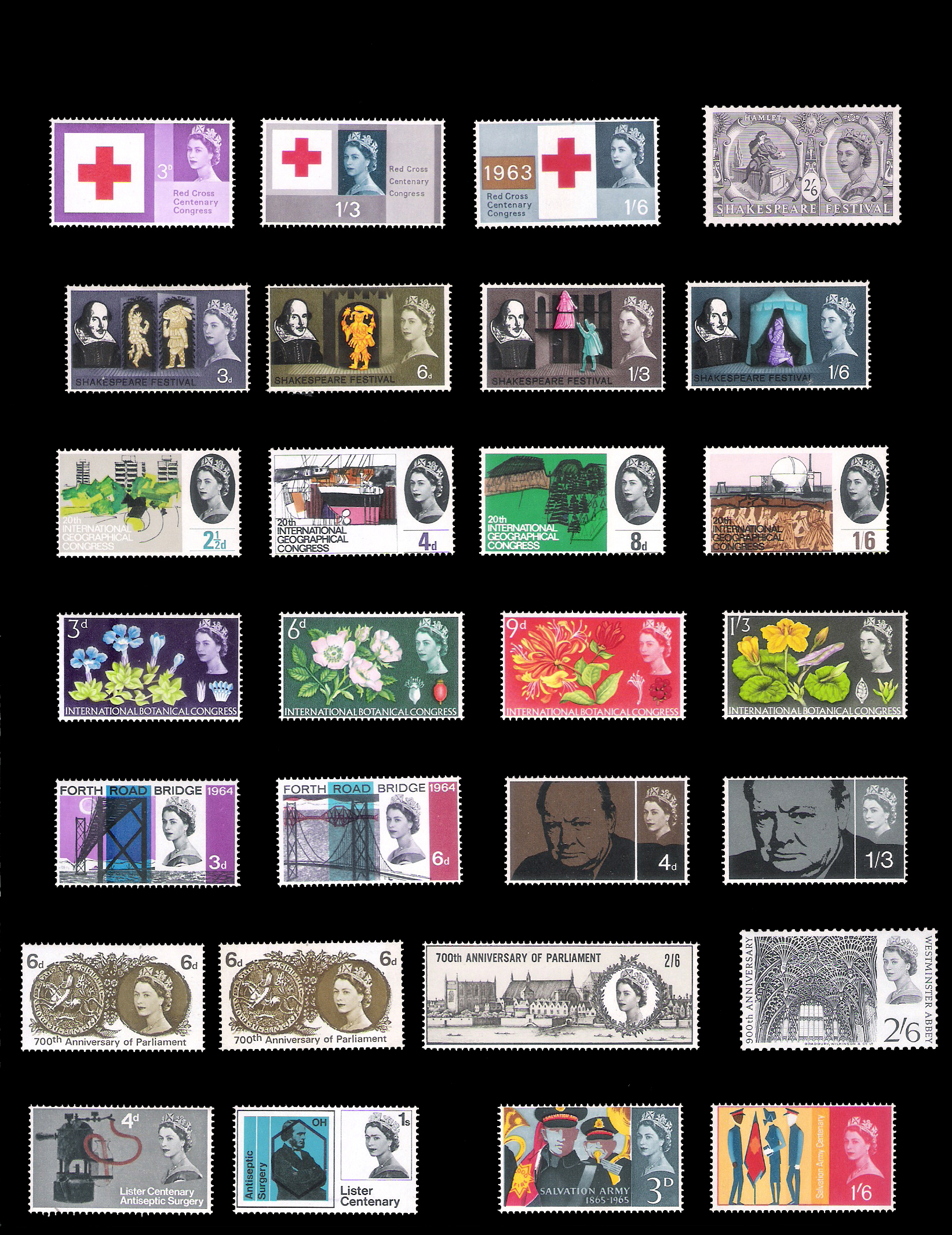 1960s Great Britain Lot (Set & Single)