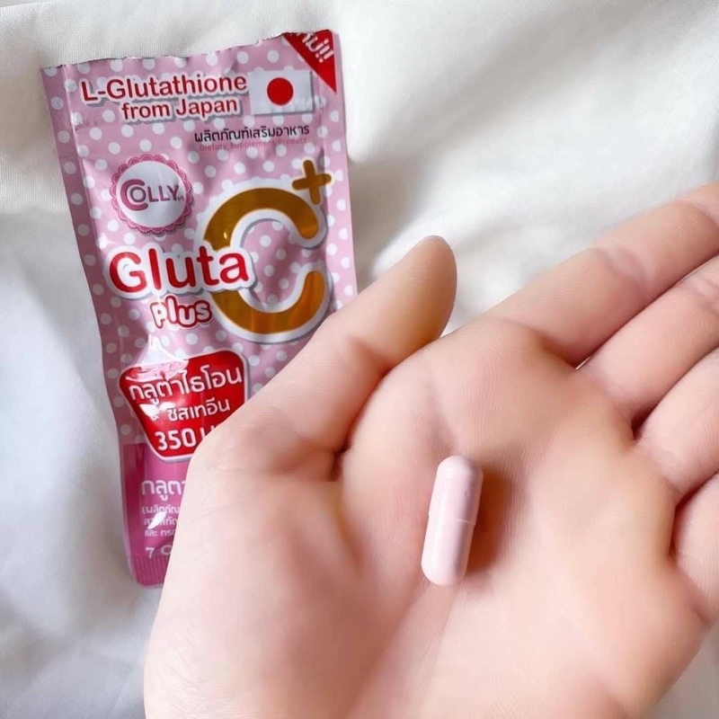 Colly Gluta C Plus สูตรใหม่ เพิ่มลูทีน 1 กล่อง (28 แคปซูล) คอลลี่ กลูต้า ลูทีน