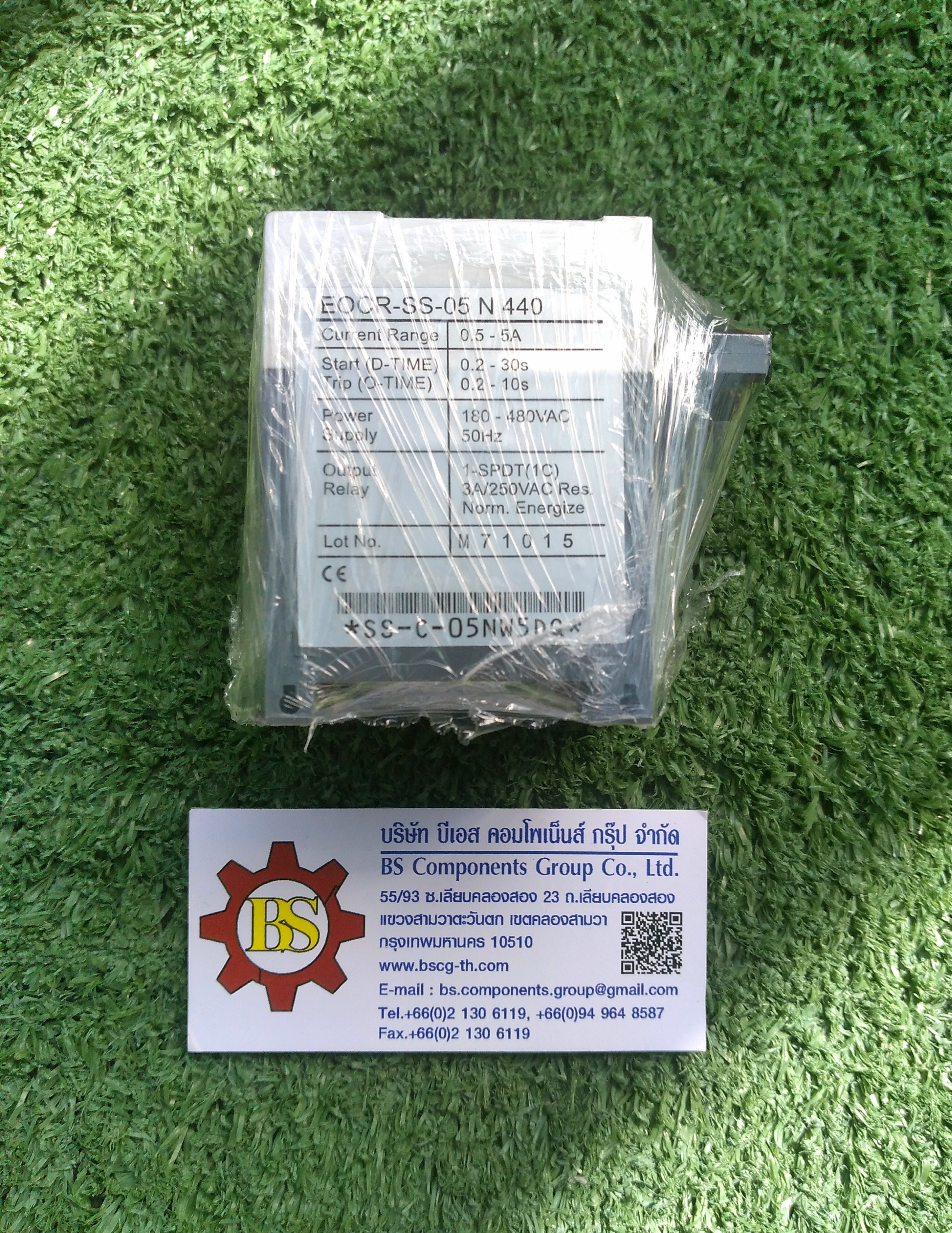 SHINOHAWA : รีเลย์ ต่อผ่าน CT EOCR-SS 0.5-6A (TC110)