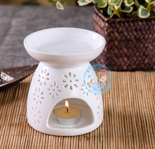 Essential oil SPA burner 60 ml เตาอโรม่า เตาน้ำมันหอมระเหย สำหรับ สปา ลาย " Starfall "