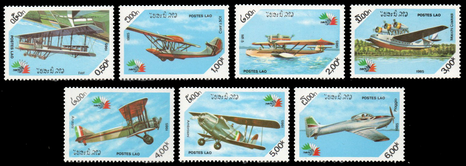 1985 International Stamp Exhibition "Italia '85" - Rome, Italy - Aircraft