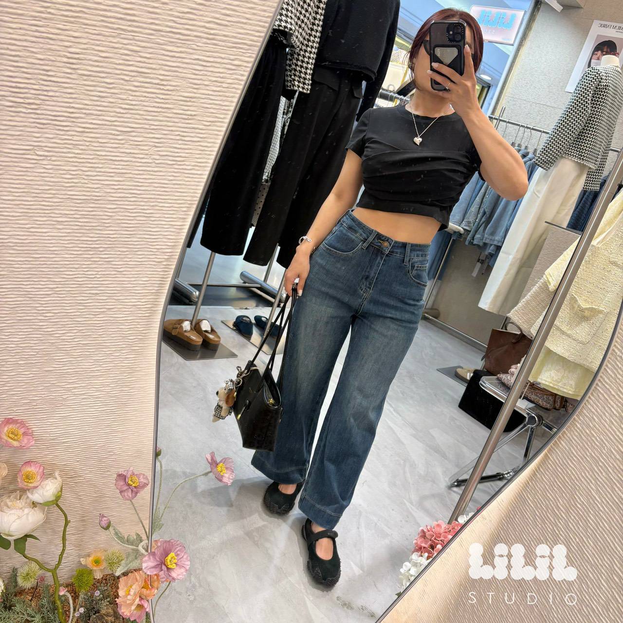 High Waist Flexi Jeans▪️ เกงยีนส์ ขา 9ส่วน อินสุด ทรงเป๊ะแม่ค้าคอนเฟริ์ม เกงทรงนี้พลางดีสุด ห้ามพลาดค่ะ