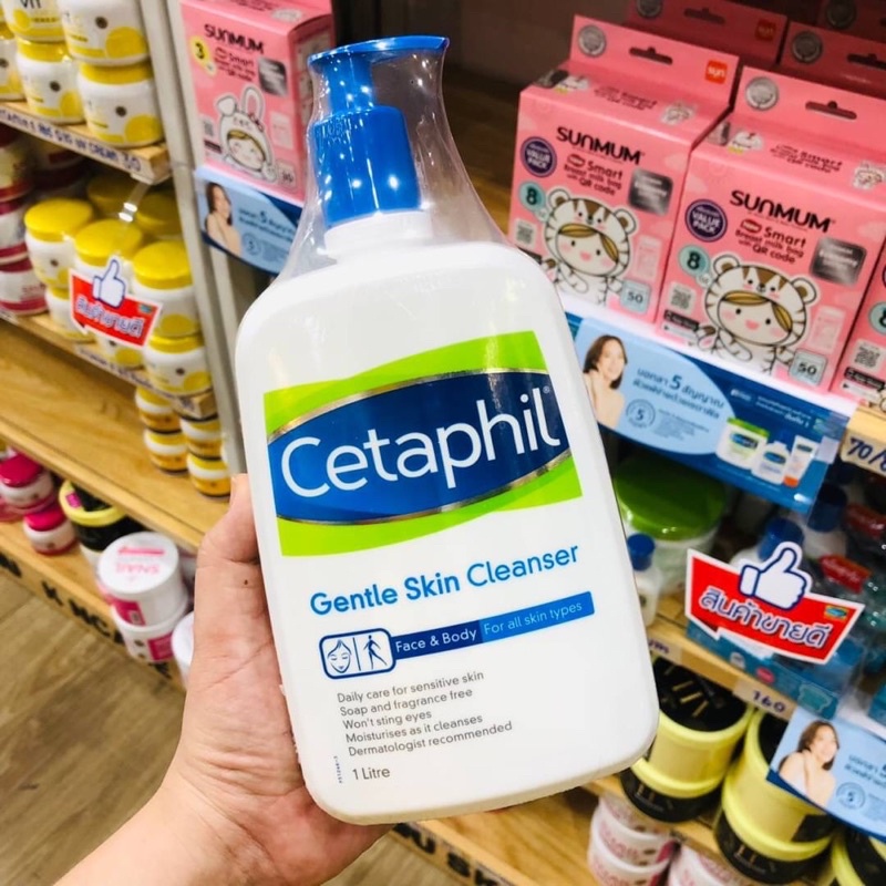 Cetaphil Gentle Skin Cleanser 1 litre เซตาฟิล เจนทิล สกิน คลีนเซอร์ 1 ลิตร