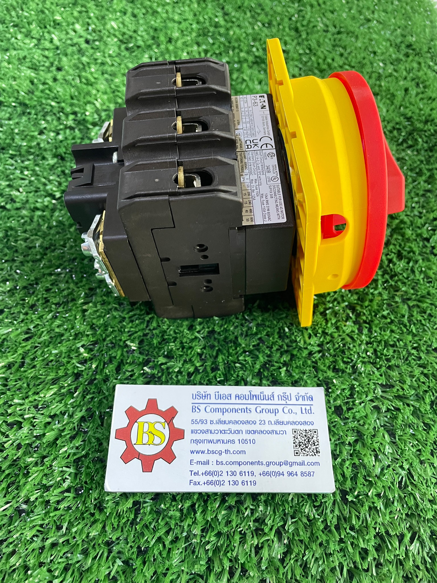 EATON : Main switch panel P3-63/EA/SVB 3P 63A