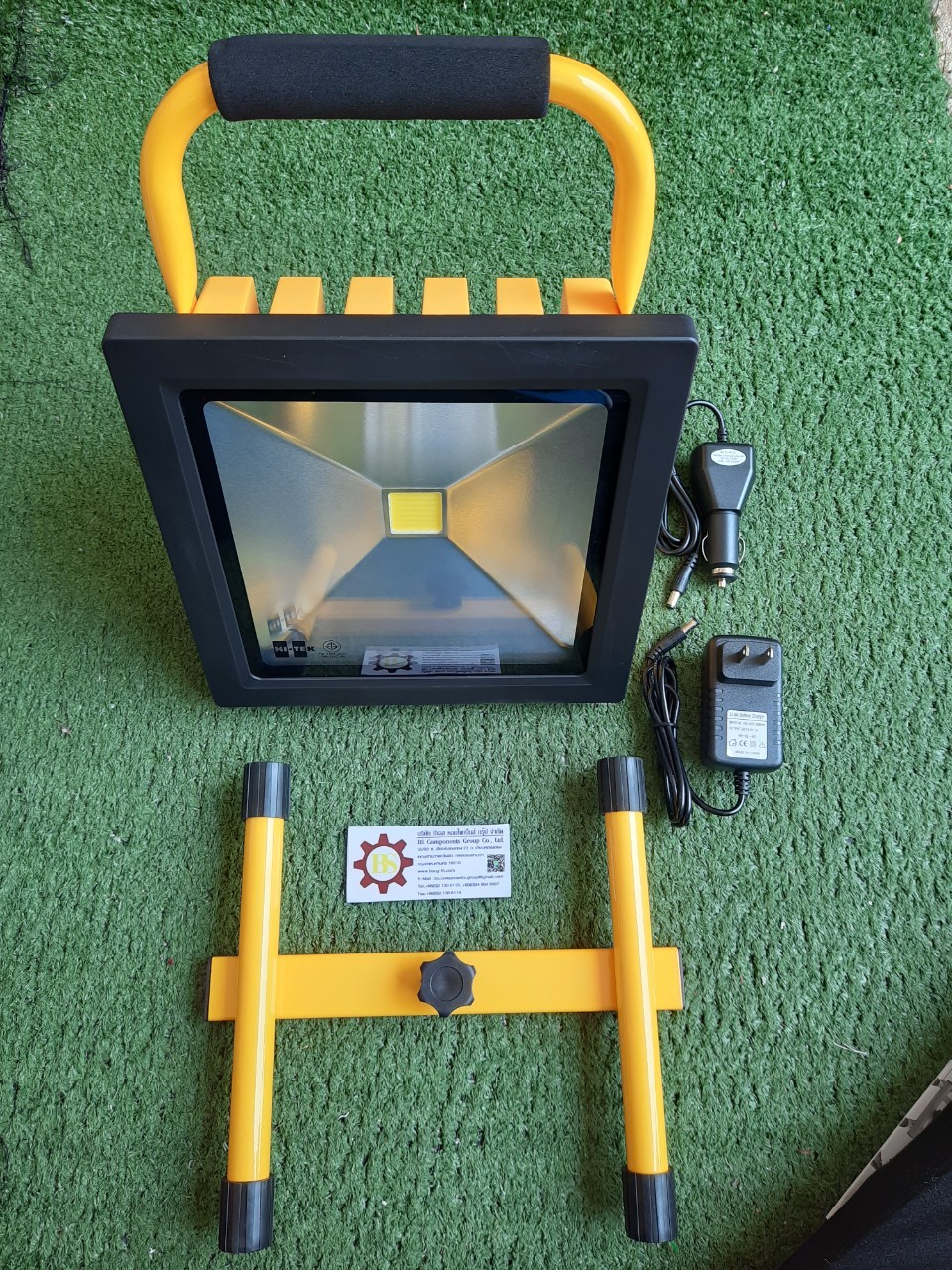 HI-TEK : โคมฉายเคลื่อนที่ชาร์ในตัว LED 50W Daylight Model : HFOLFC050M