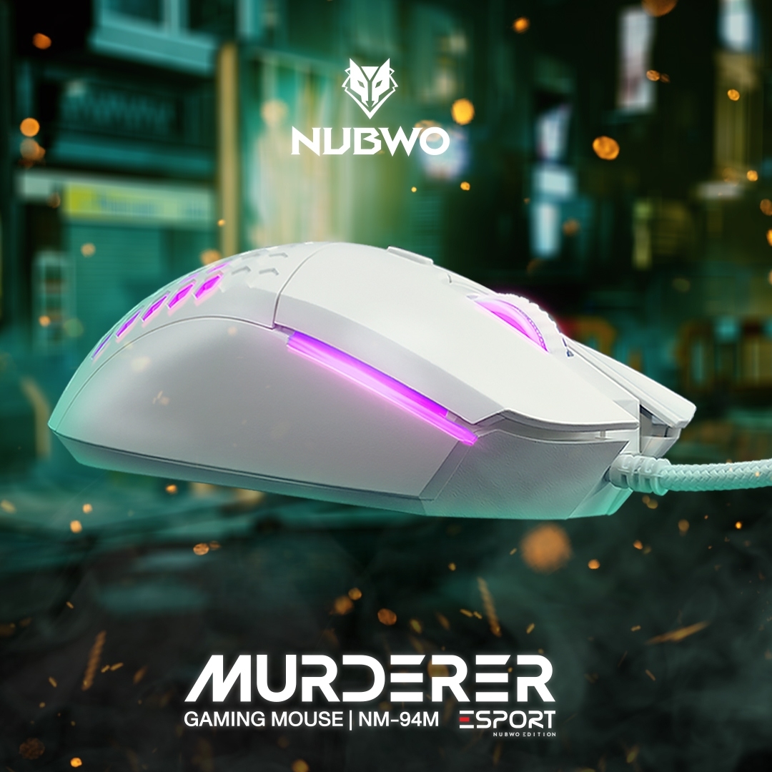 NM-94M NUBWO MURDERED GAMING MOUSE USB MO-NW-OU-094BK