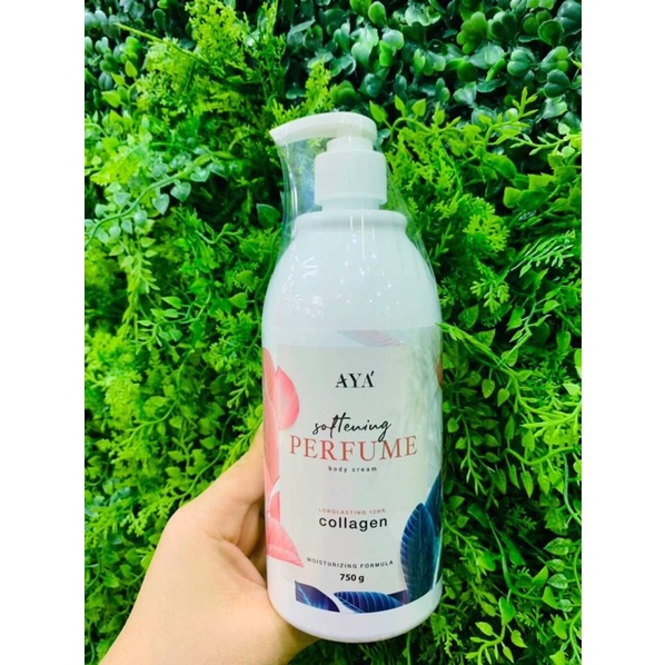AYA Softening Perfume Body Cream 750ml. โลชั่นน้ำหอม