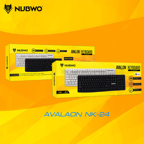 NUBWO NK24 NUBWO AVALON KEYBOARD USB KB-UB-NW-024BK