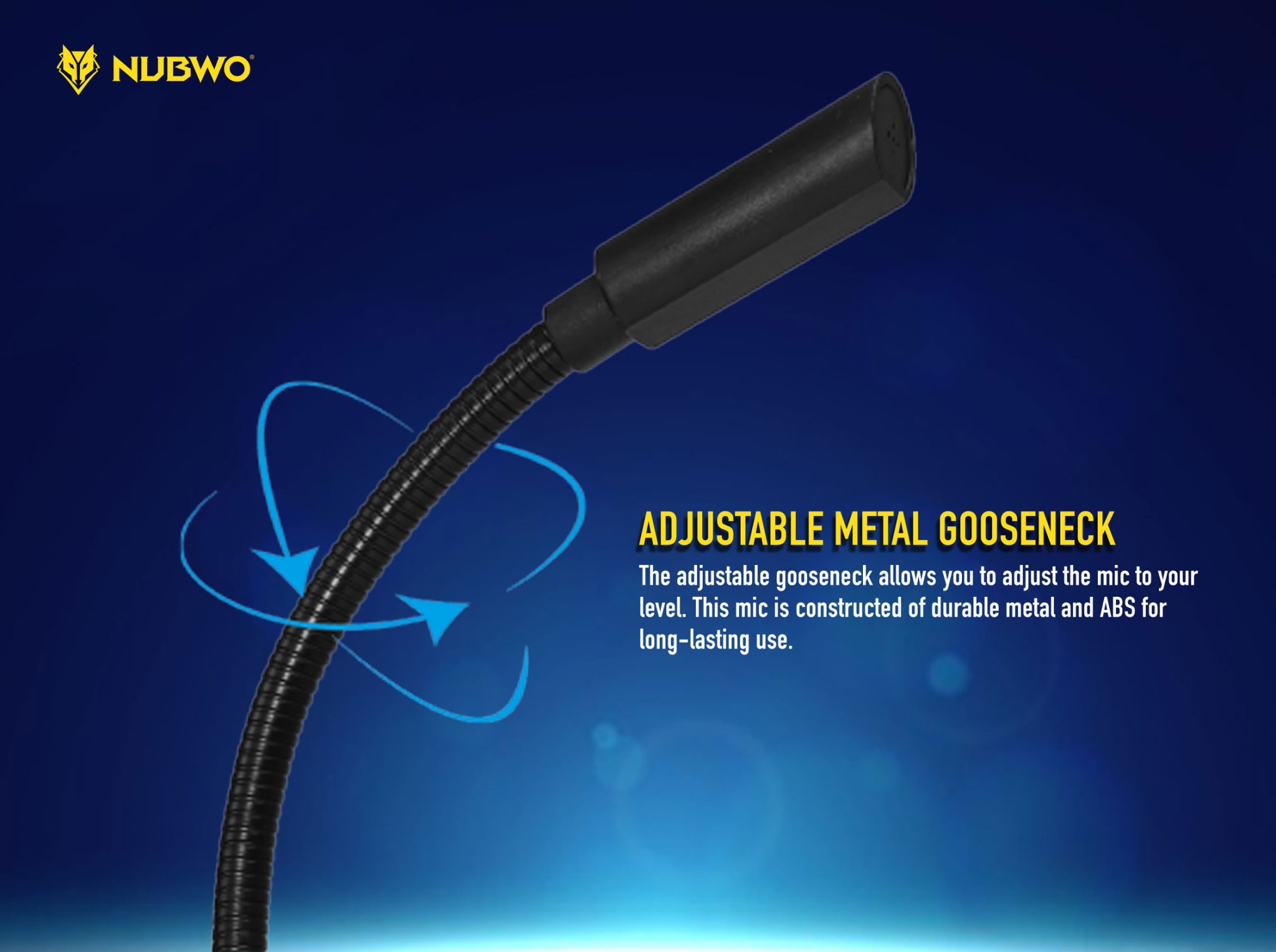 NUBWO Nubwo M-31 ไมโครโฟนเกมมิ่ง USB แบบตั้งโต๊ะ MI-NW-US-M31BK