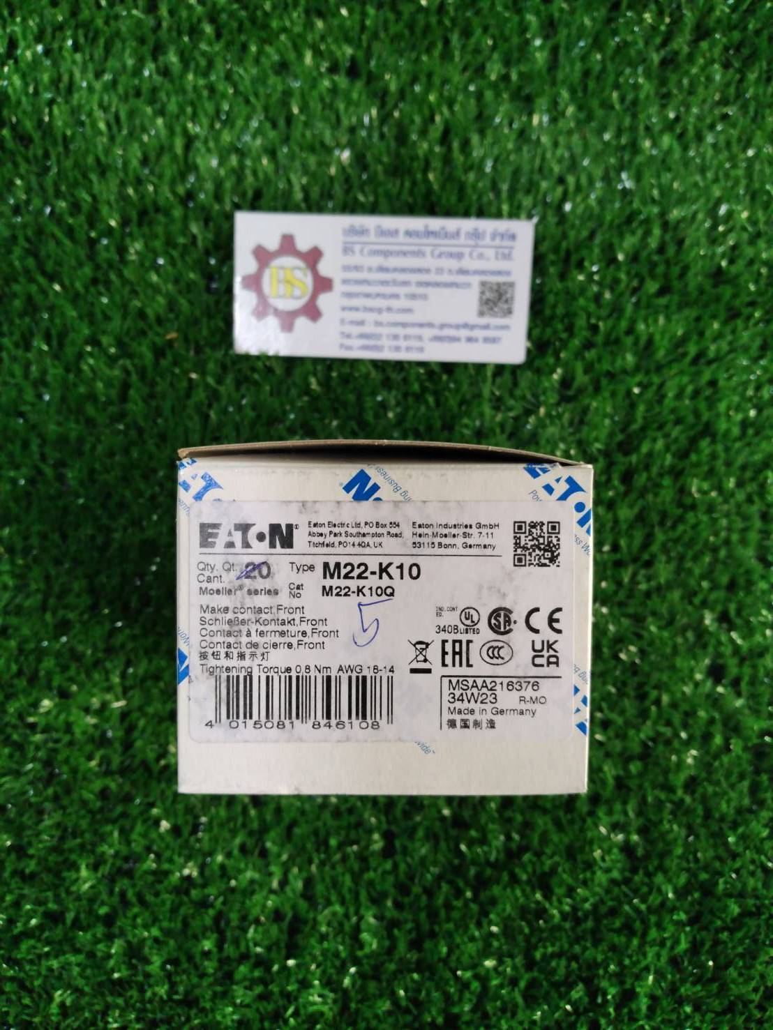 EATON : EATON : M22-K10 Contact box 1NO