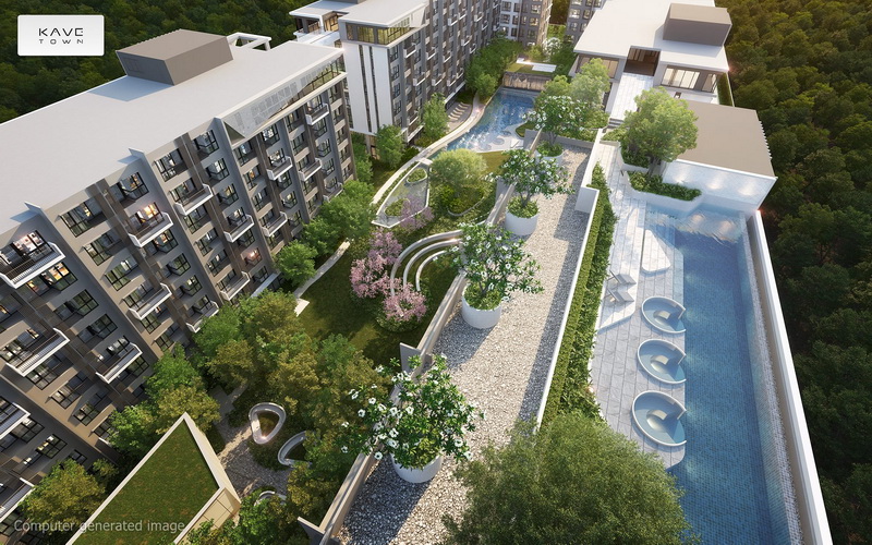 ขายดาวน์คอนโด เคฟ ทาวน์ สเปซ เนื้อที่ 27.26 ตร.ม ติด ม.กรุงเทพ จ.ปทุมธานี