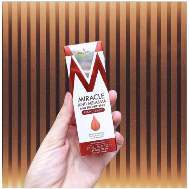 Miracle Anti-Melasma and Brightening Facial Serum 50ml มิราเคิล เซรั่มแก้ฝ้า เซรั่มผิวขาว
