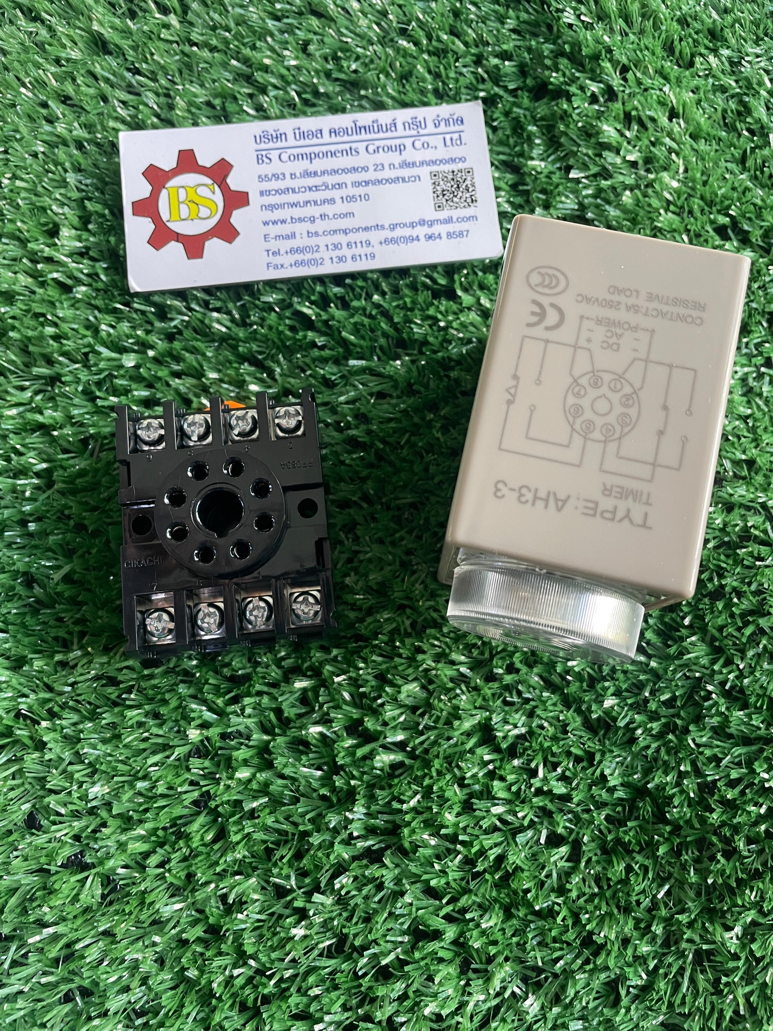 CIKACHI : Timer AH3-3 220V 10S (รวมช็อคเก็ต)