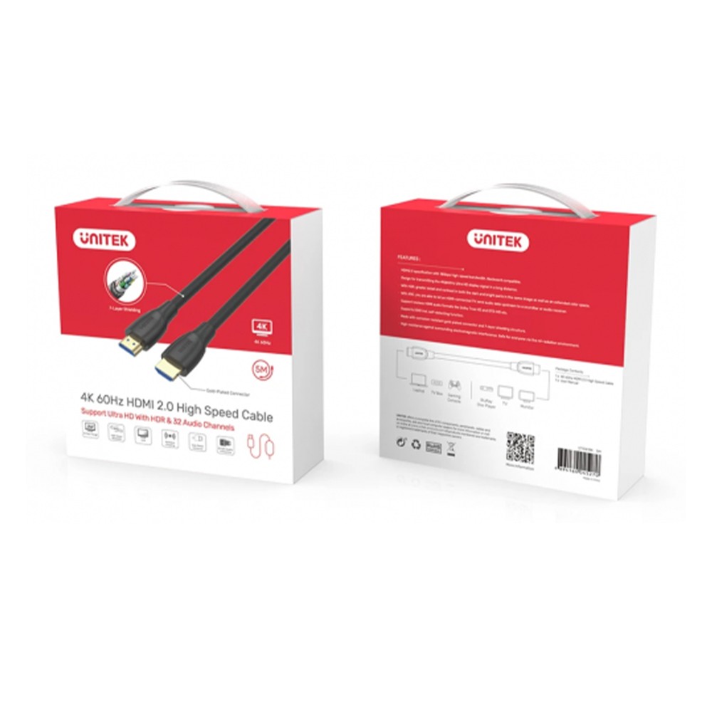 C11045BK UNITEK สาย HDMI V2 ยาว15 เมตร SKU-02640