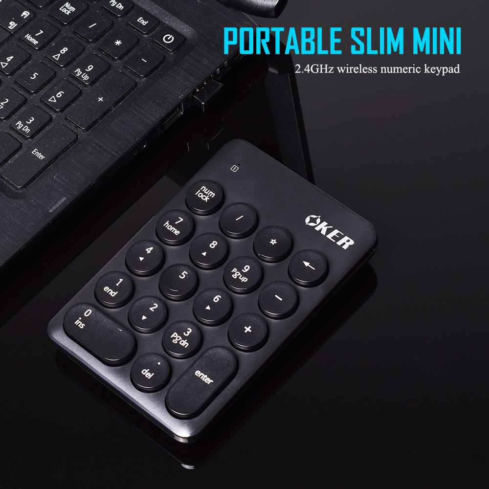 OKER K2610 OKER KEYPAD ไร้สาย WIRELESS NUMERIC KEYPAD K2610 KP-UB-OK-261BK/PK/WH