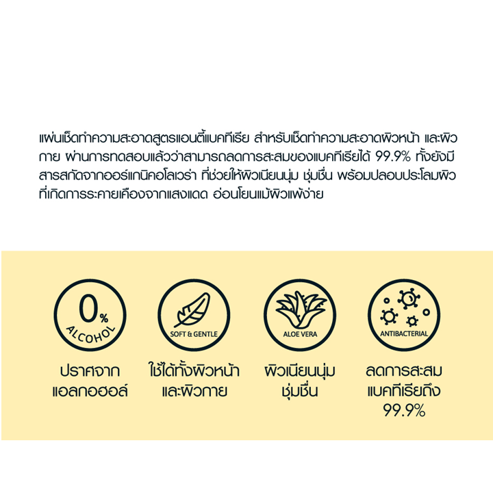 Cathy Doll Kakao Friends Hygiene Wet Wipes 80 sheets เคที่ดอลล์ แผ่นเช็ดทำความสะอาด