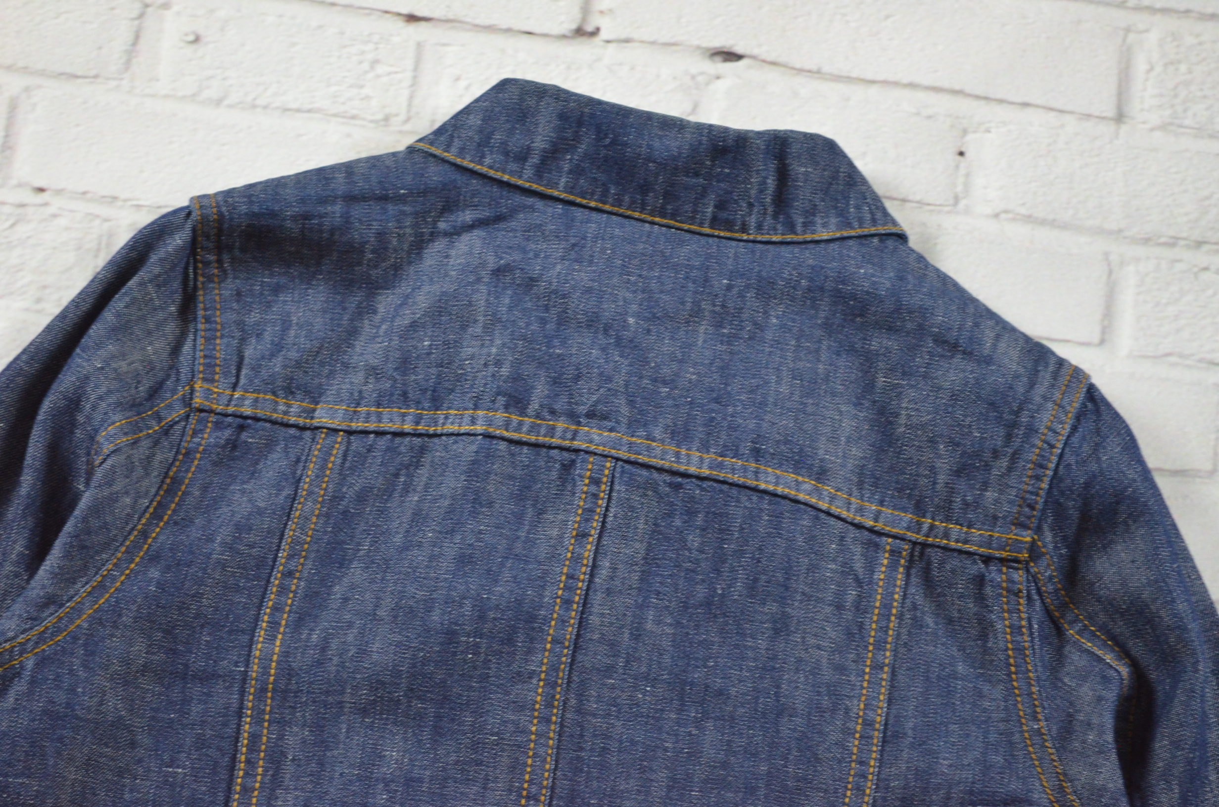 Simplieite อกจริง36' (S) เสื้อแจ็คเก็ตยีนส์ เสื้อยีนส์แขนยาวหญิงชาย เนื้อผ้ายีนส์เบาบางใส่สบาย