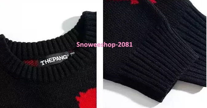 ลายม้าเท่เกินต้าน! ใส่แล้วดูแพงแบบโอปป้า เสื้อสเวตเตอร์คอกลมสไตล์เกาหลี ใส่ได้ทั้งชาย-หญิง ดีไซน์เรียบแต่ดูมีคลาส หนา อุ่น ใส่สบายสุด ๆ ใส่เที่ยวต่างประเทศก็เอาอยู่ ขนาดใหญ่พิเศษ 2XL – 8XL (ถึงอก 58") มีให้เลือก 2 สีเท่ๆ — ดำ / แดง