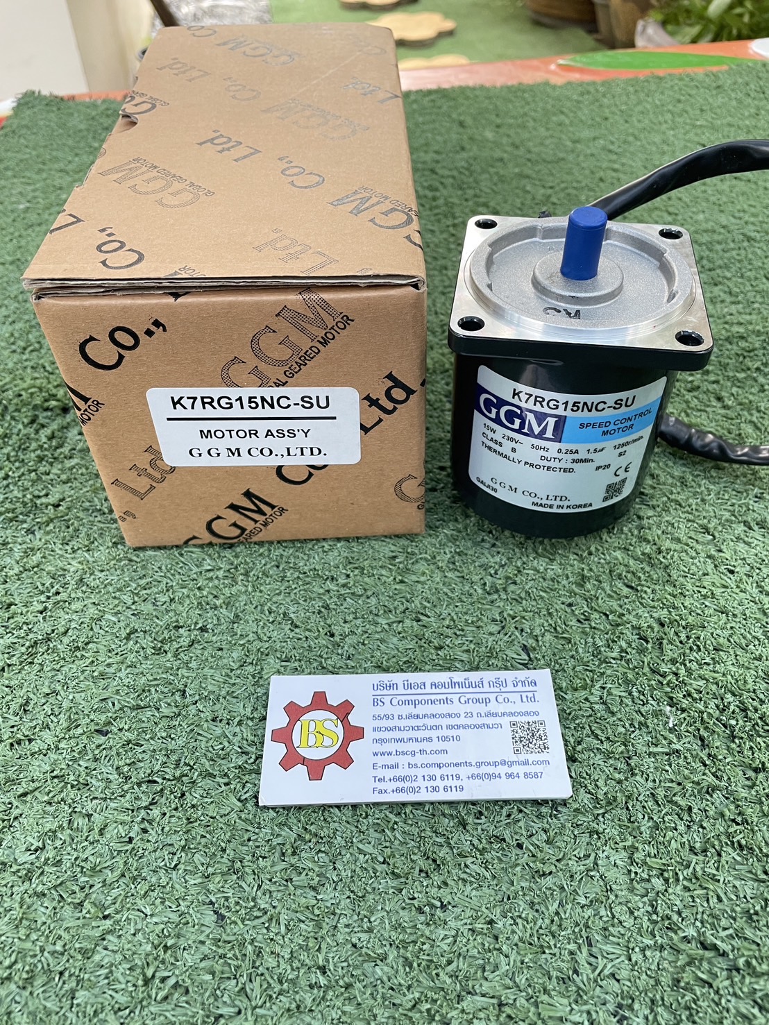 GGM : INDUCTION MOTOR MODEL : K7RG15NC-SU