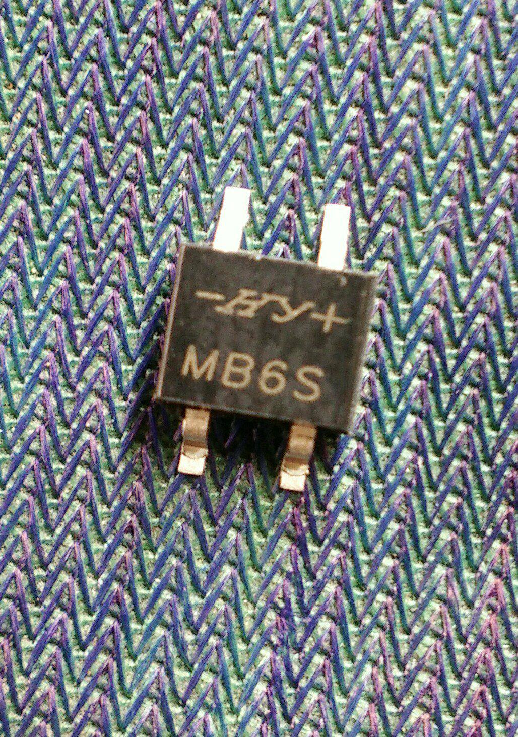 ไดโอด MB6S 600V 0.5A SOP-4