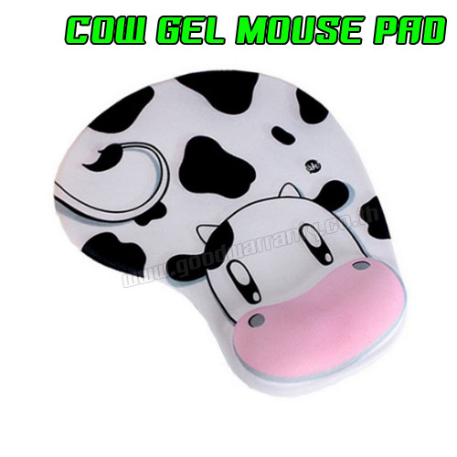 COW MOUSEPAD GEL แผ่นรอเม้าส์เจลรองข้อมือ AD039 MP-OK-PA-02008