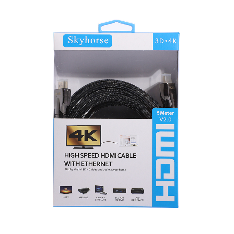 SKYHORSE HDMICABLE V2.0 4K Ultra HD หัวทอง/ สายทองแดงแท้ SKU-02128