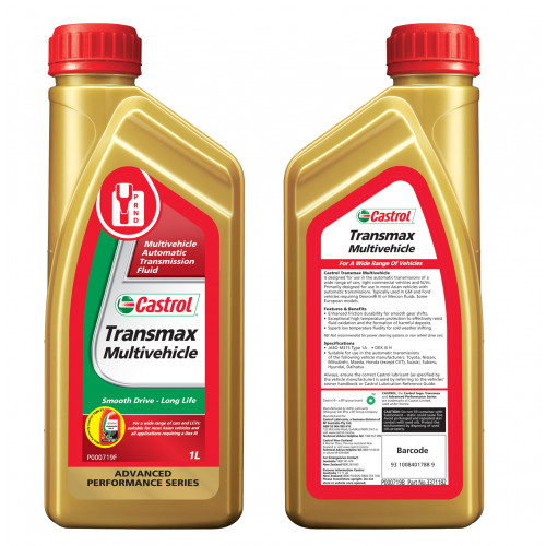 น้ำมันเกียร์ Castrol Transmax Multivehicle DEXRON 3 ขนาด 1 ลิตร
