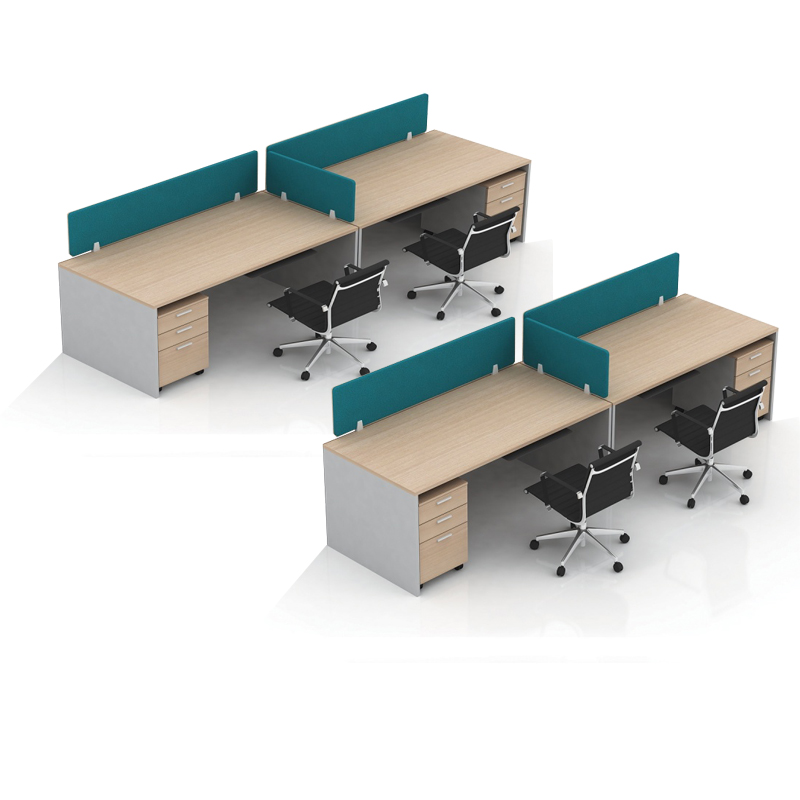 โต๊ะทำงาน ตู้ลิ้นชักล้อเลื่อน NDA 1206P (ติดฉากบังตา)