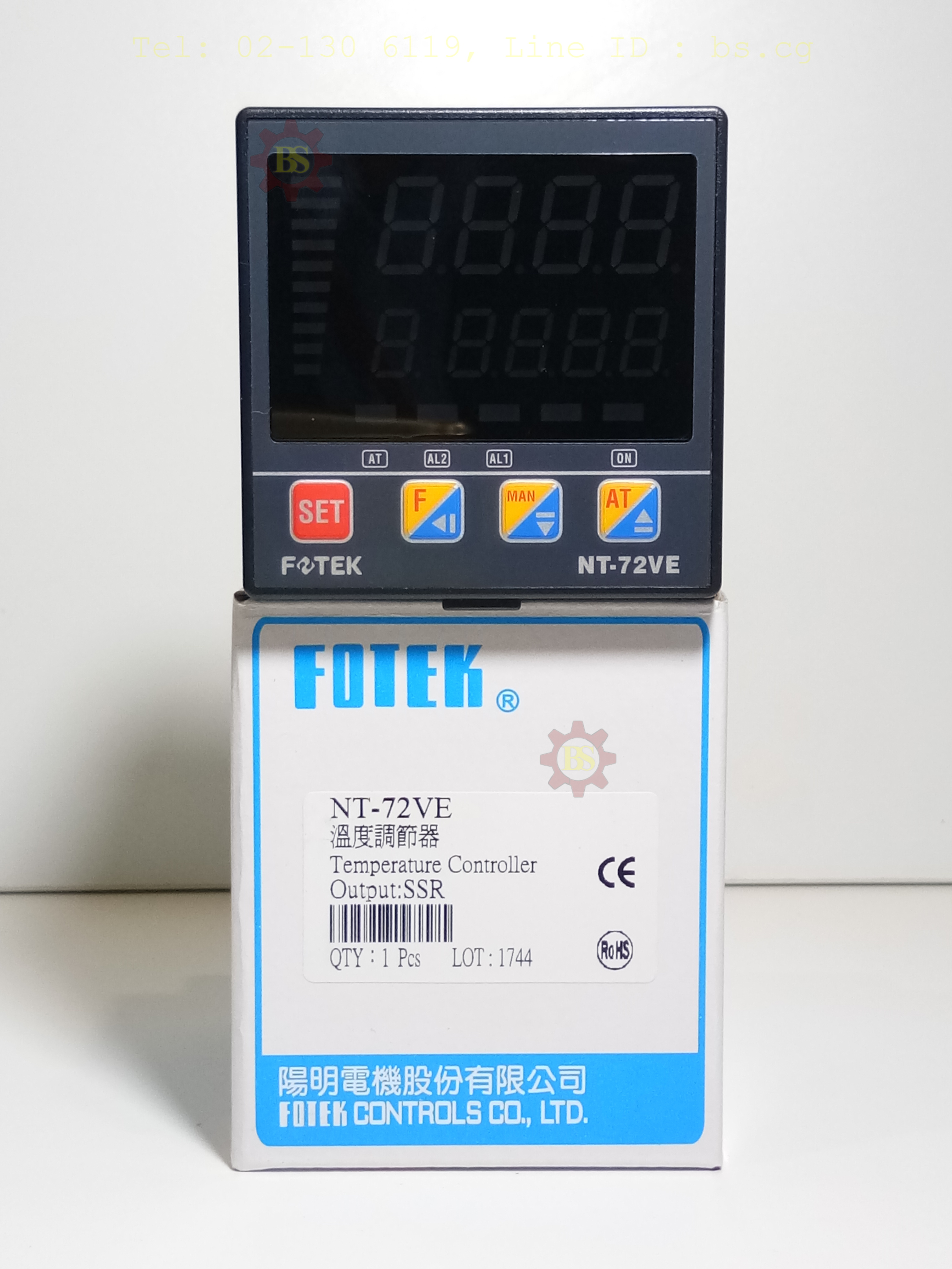 FOTEK : Temperature Controller Output:SSR NT-72VE