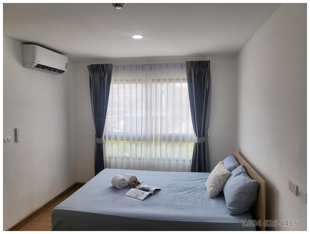 ให้เช่า คอนโดเดอะ ไดมอนด์ นวนคร-ตลาดไท ขนาด 36.35 ตร.ม. ชั้น 1 มีเครื่องใช้ไฟฟ้า เฟอร์นิเจอร์ พร้อมเข้าอยู่