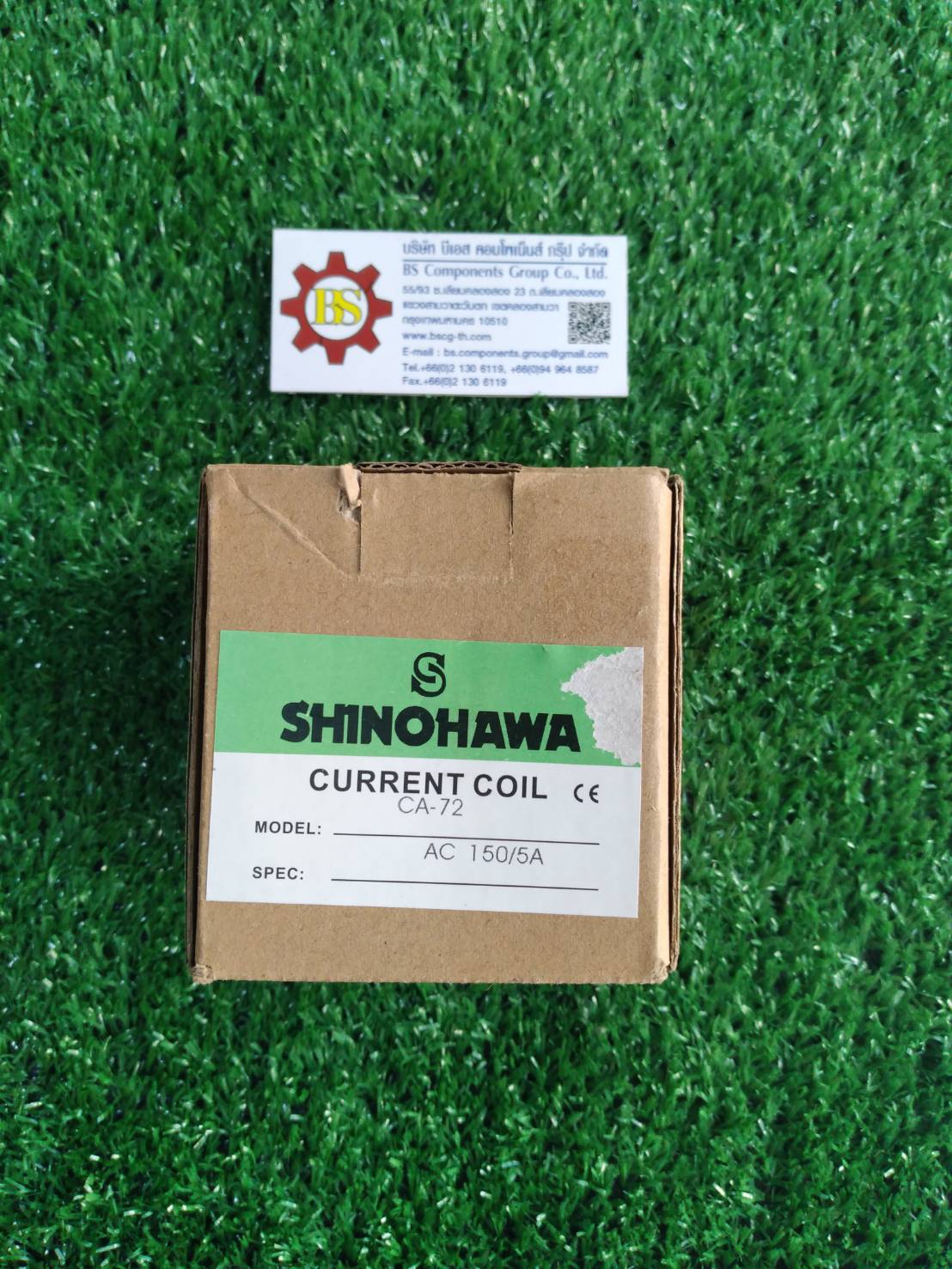 SHINOHAWA : AC Amp meter CA-72 72x72mm. 150/5 ต่อผ่าน CT